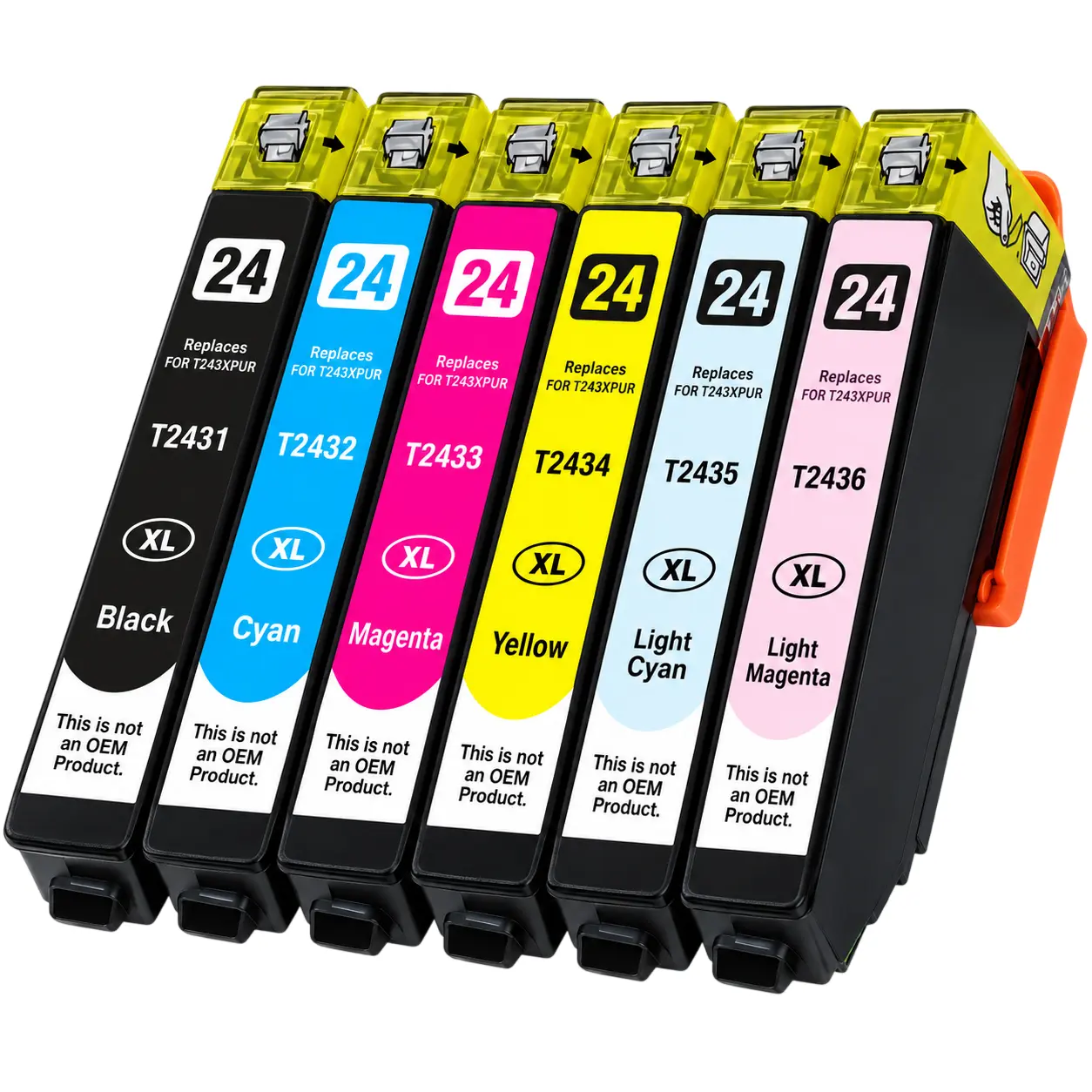Tusze Epson 24XL T2431-T2436 zamienniki