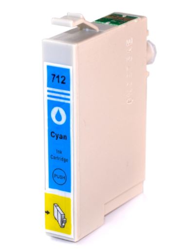 Tusz zamiennik do Epson 712 Niebieski