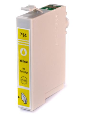 Tusz zamiennik do Epson 714 Żółty