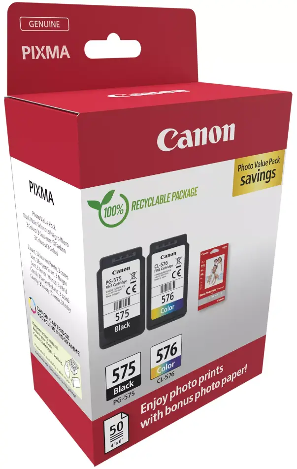 Tusze Canon PG-575 i CL-576