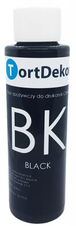 Tusz Jadalny Czarny do drukarek spożywczych
