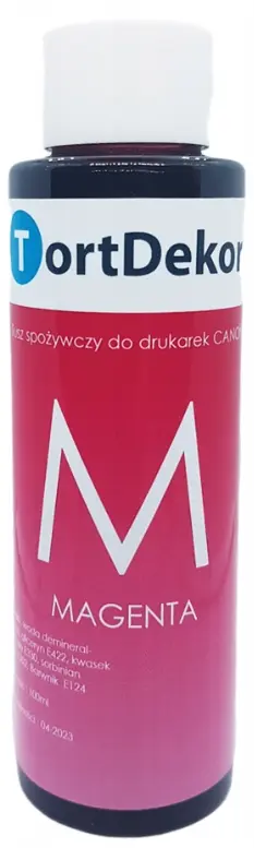 Tusz Jadalny Magenta przeznaczony do drukarek spożywczych