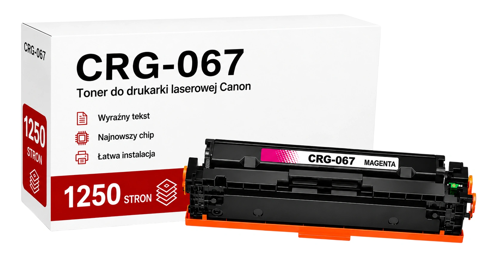 Toner Canon CRG-067 Magenta zamiennik