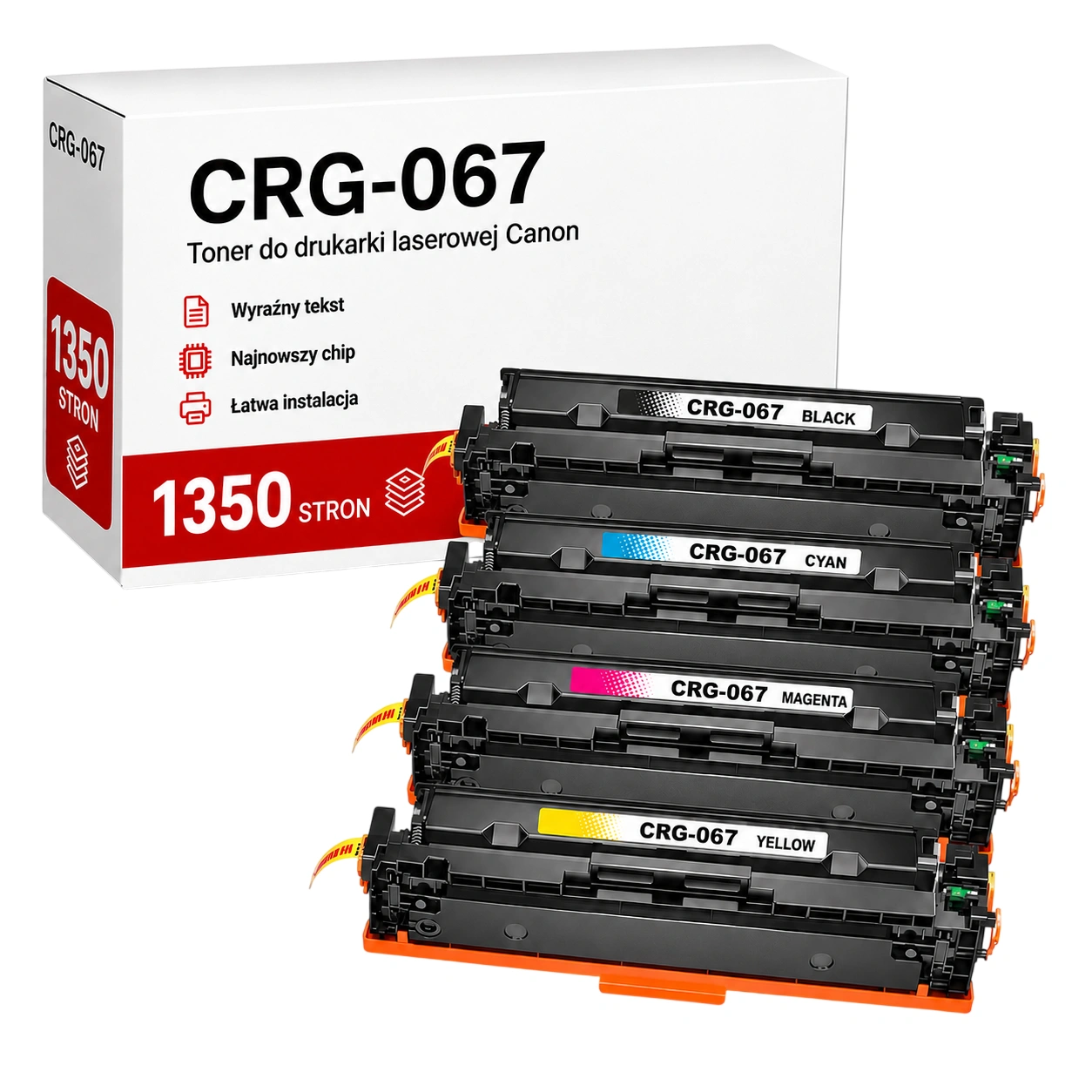 Tonery Canon CRG-067 zamienniki