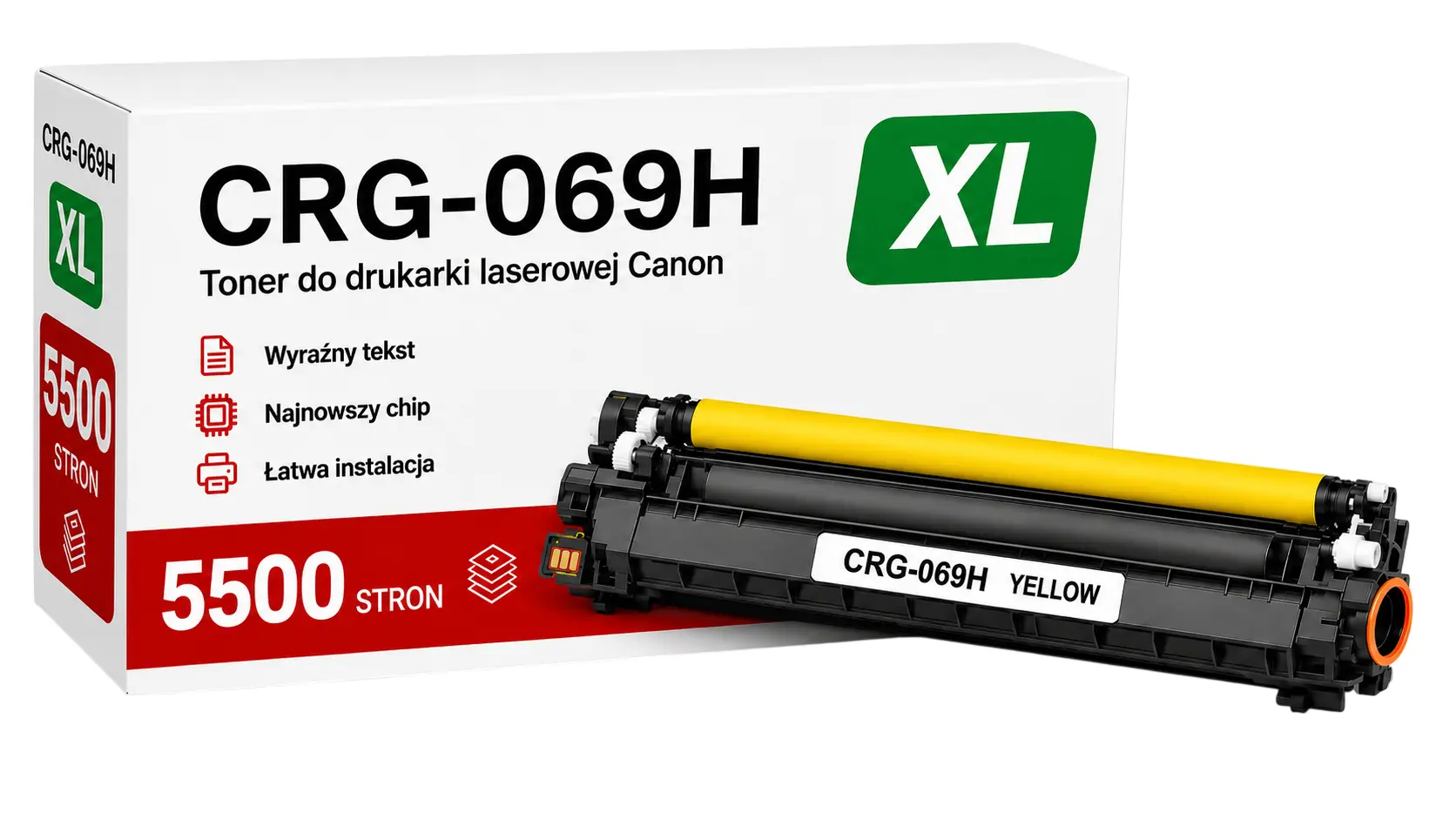 Toner Canon CRG-069H Żółty zamiennik