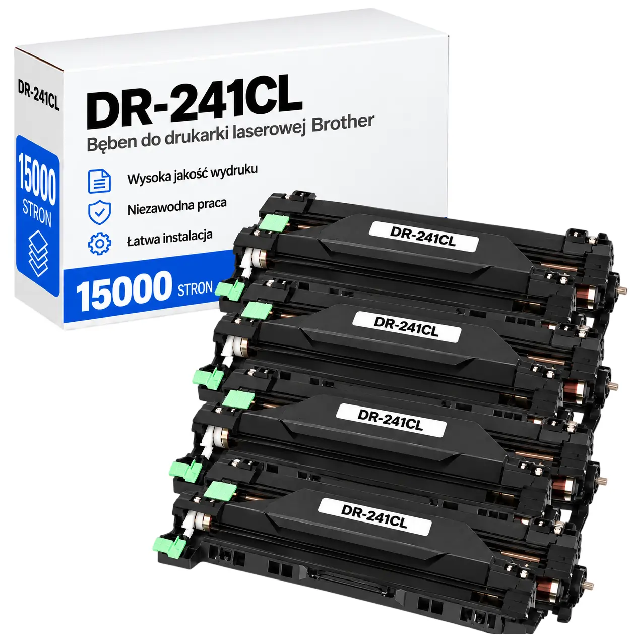 Zestaw bębnów do Brother DR241CL CMYK na 15 000 stron