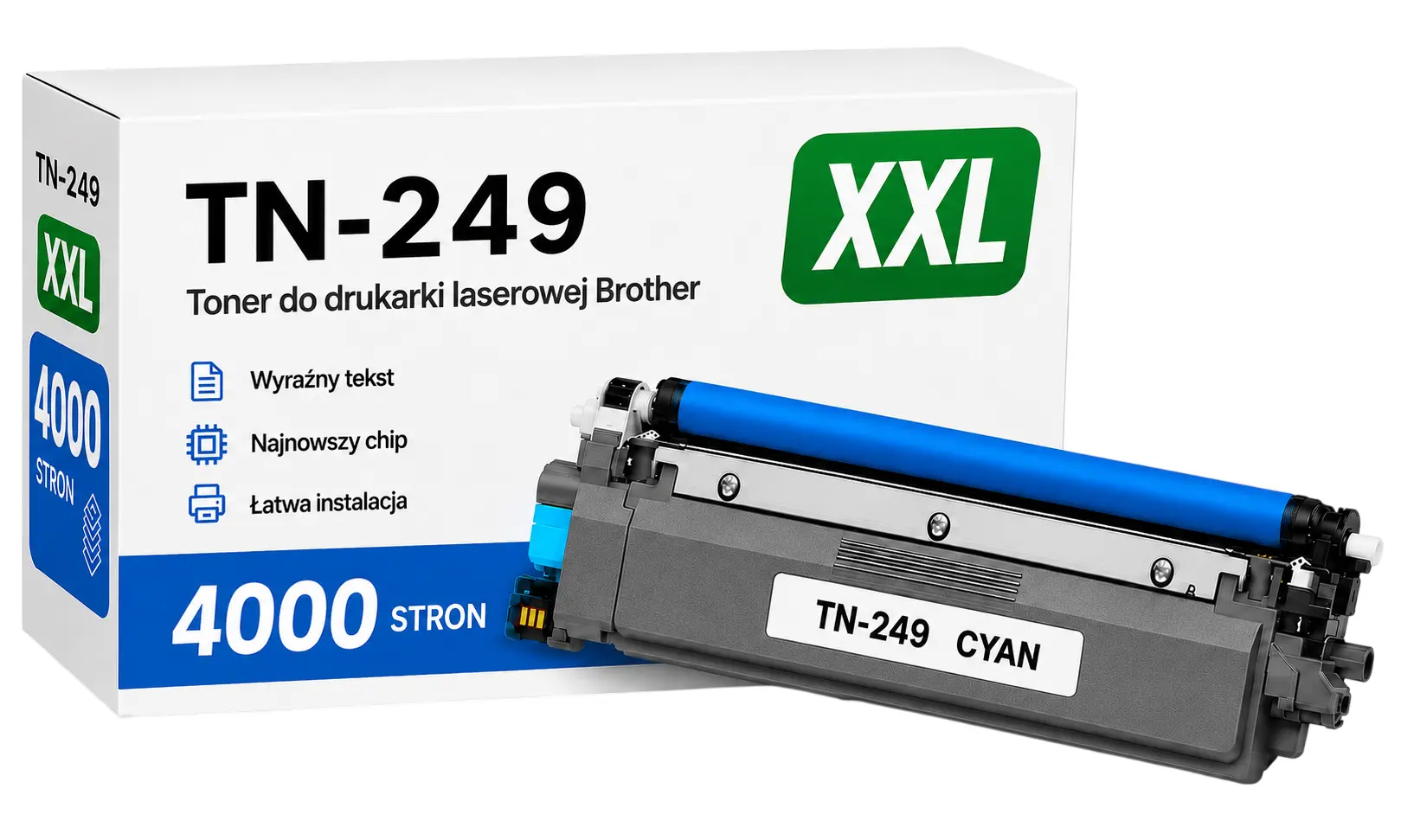 Toner XXL do Brother TN-249 Niebieski