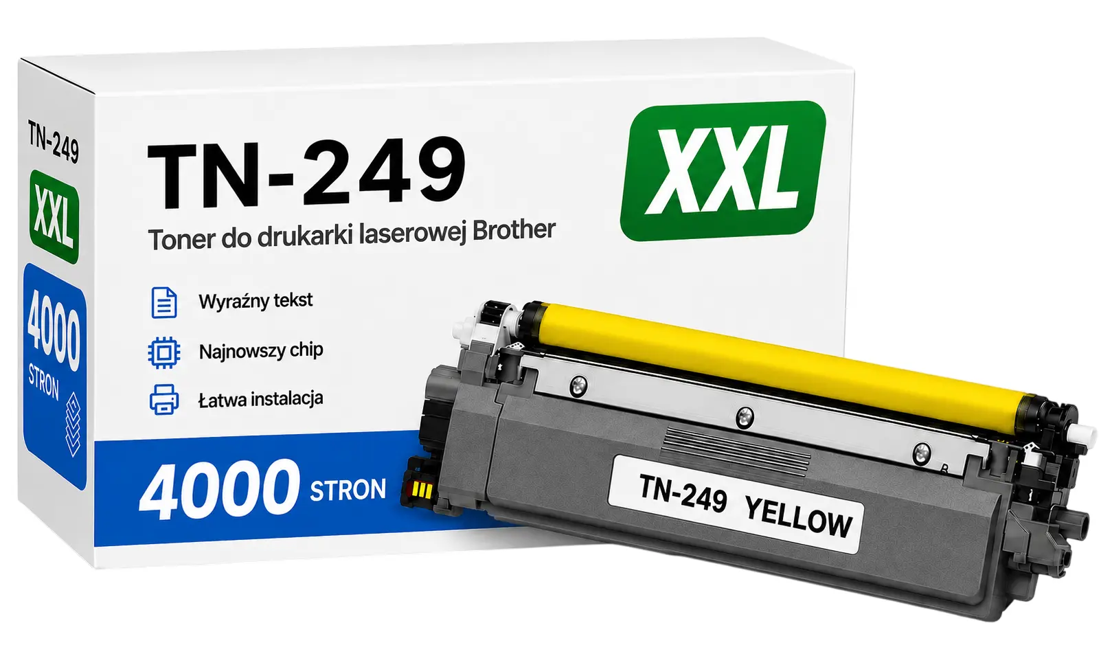 Toner XXL do Brother TN-249 Żółty