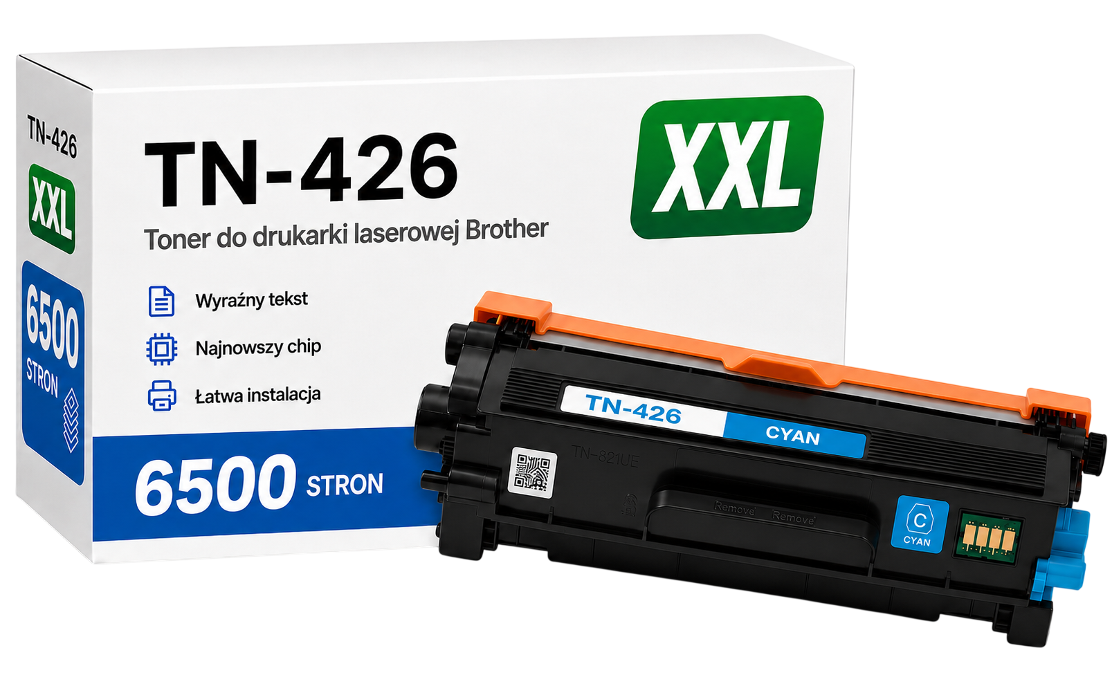 Toner zamiennik Brother TN-426 XXL Niebieski